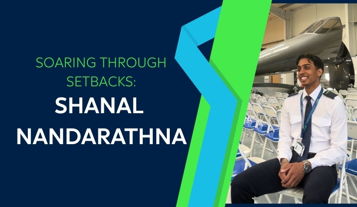 Soaring Through Setbacks: Shanal’s Journey to Becoming a Student Pilot